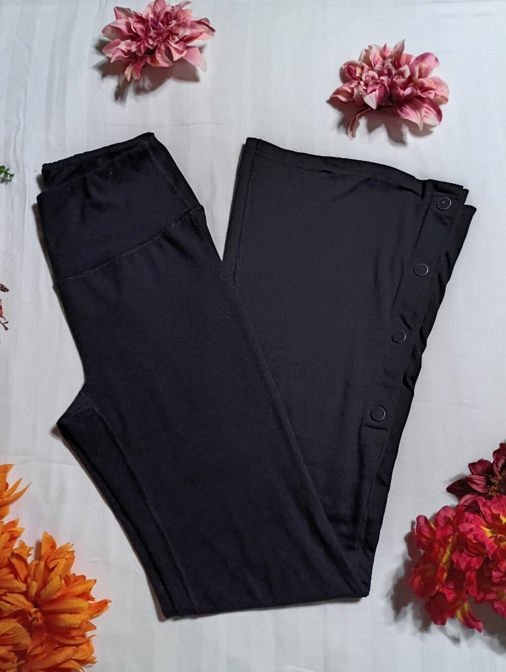 Velocity Black Active Stretch Zoey Flare  Yoga Pants